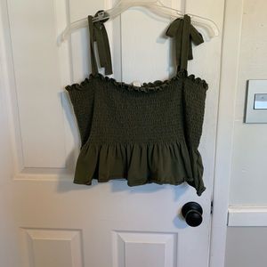 H&M Smocked Crop top